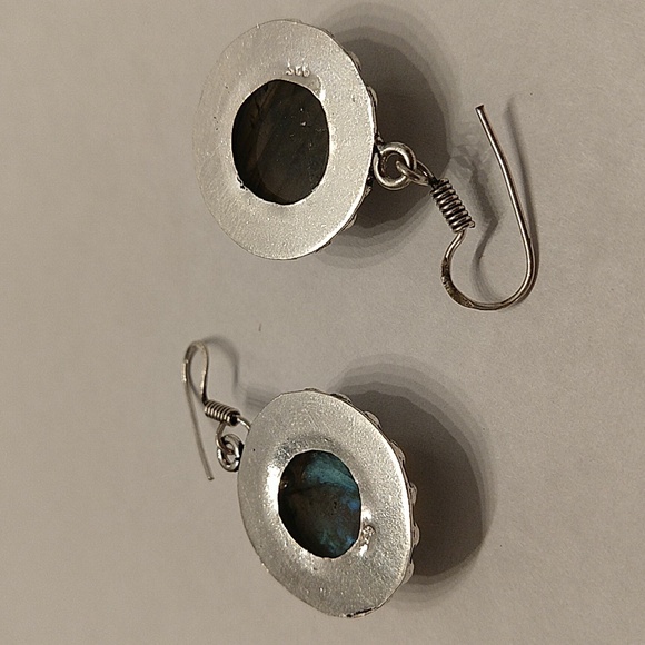 Labradorite earrings - Picture 3 of 5